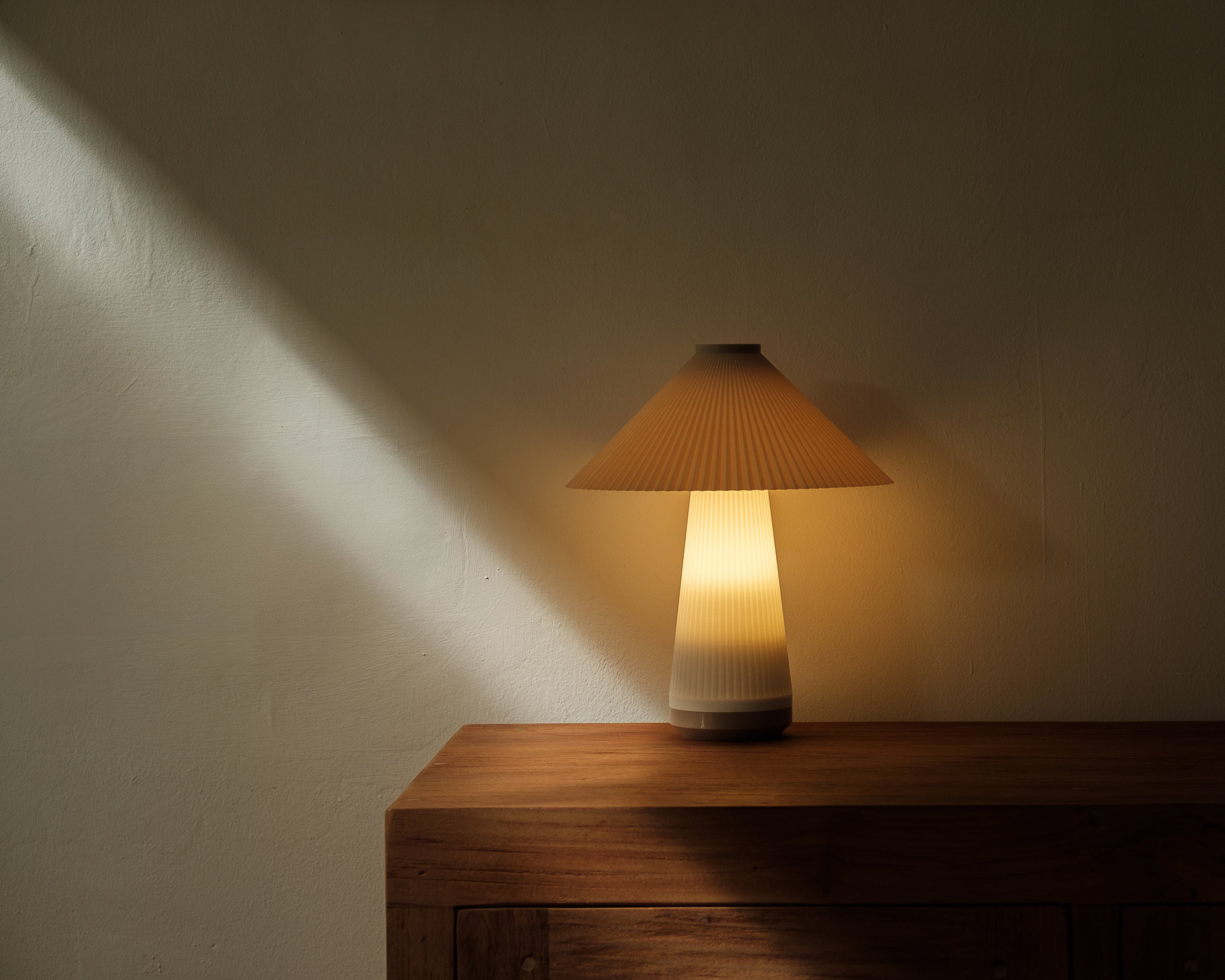 The Kueh Lamp in the Seri Muka pastel mint colourway